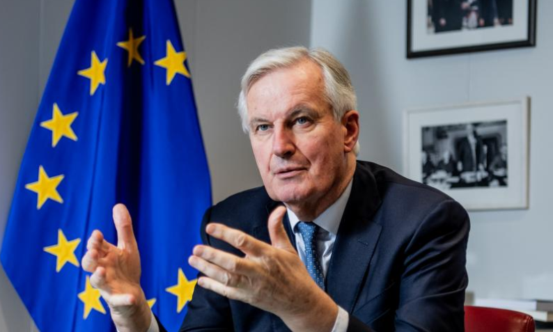 Michel Barnier à Amiens s’exprime sur l’Europe : « Si on n’est pas ensemble, on est foutus ! »